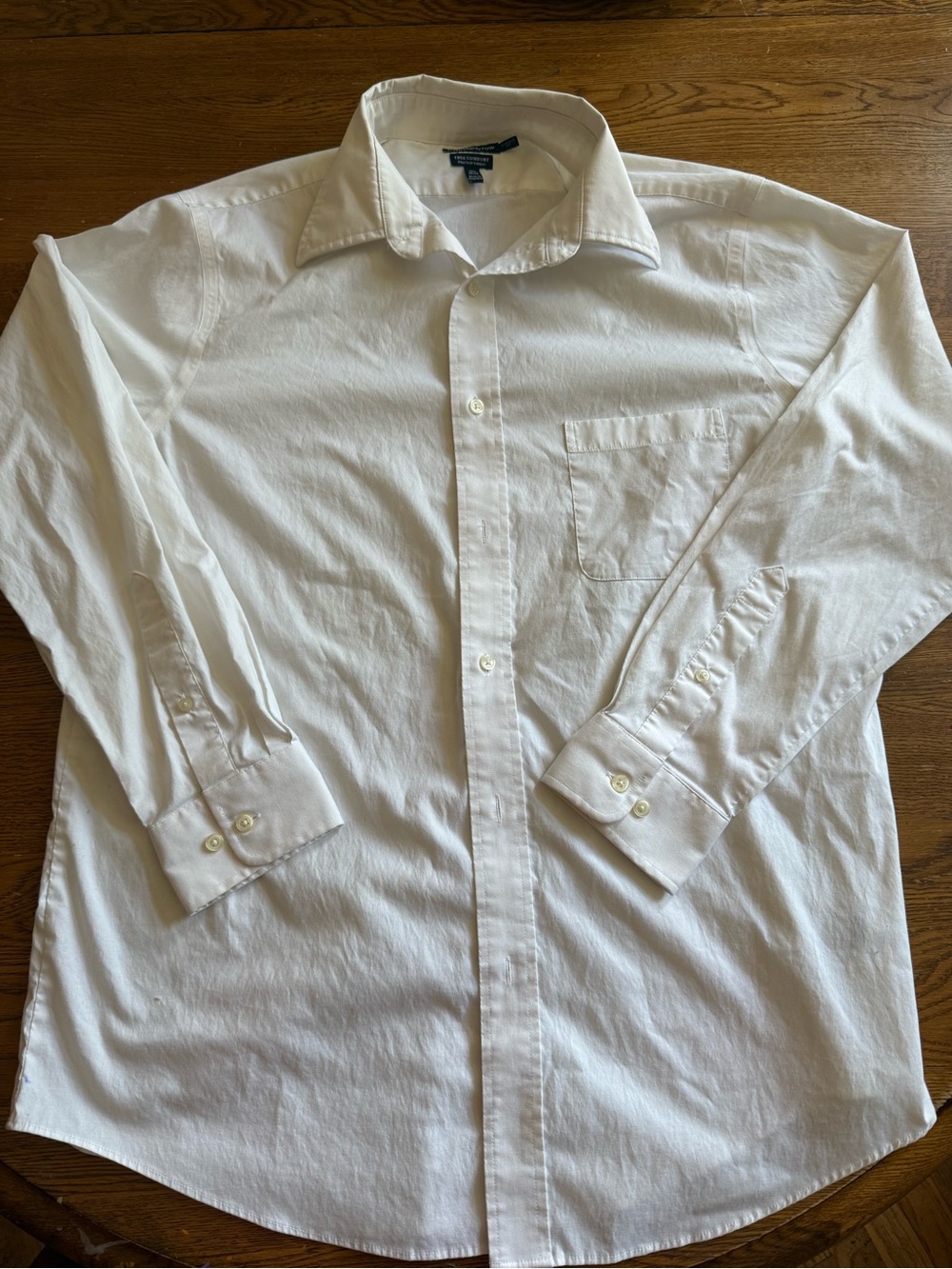 Croft & Barrow White Long-Sleeve Dress Shirt